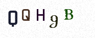 Visual Bestätigung Security Code